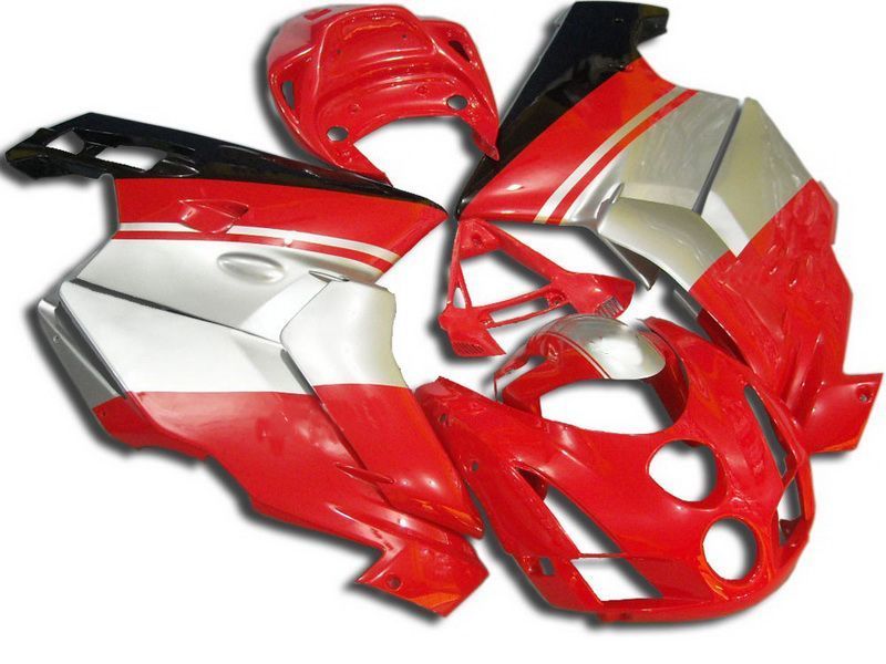 Fairings For Ducati - 999/749 03-04 Silver and Red
