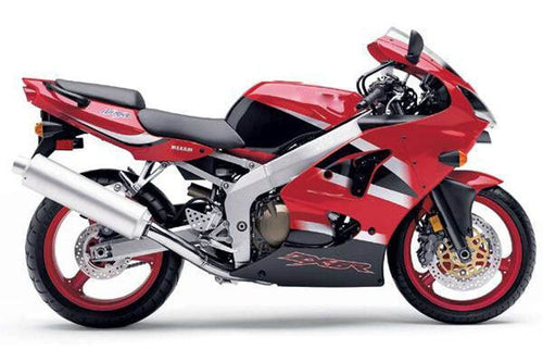 Fairings For Plastics Kawasaki ZX6R 636 Red ZX6R  (2000-2002)