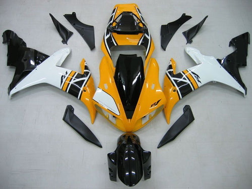 Fairings For Yamaha YZF-R1 Yellow White Black R1  (2002-2003)