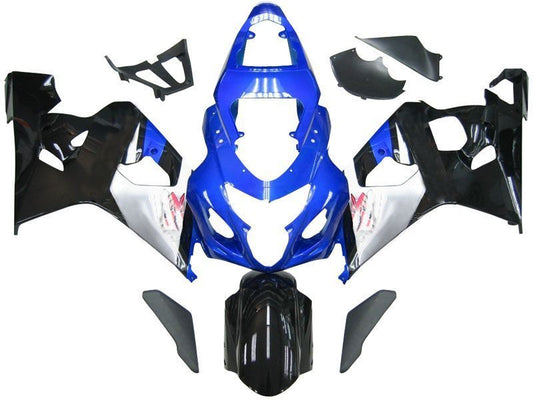 Fairings For Suzuki GSXR 600 750 Blue Black Suzuki GSXR  (2004-2005)