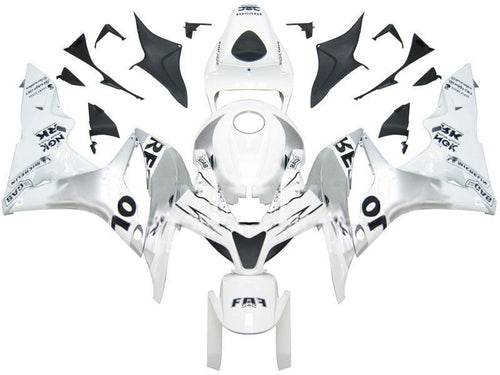 Fairings For Honda CBR 600 RR Silver & White Repsol  (2007-2008)