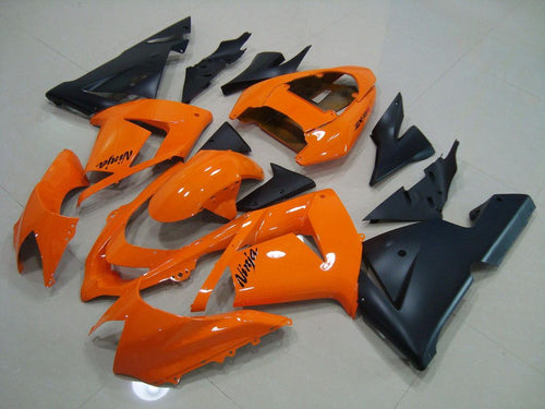 Fairings For Kawasaki ZX-10R, 2004-2005 - Orange & Matte Black
