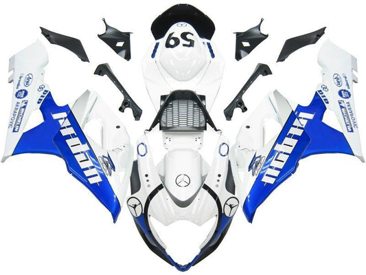 Fairings For Suzuki GSXR 1000 White & Blue Jordan  (2005-2006)