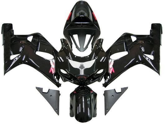 Fairings For Suzuki GSXR 750 Black GSXR  (2001-2003)