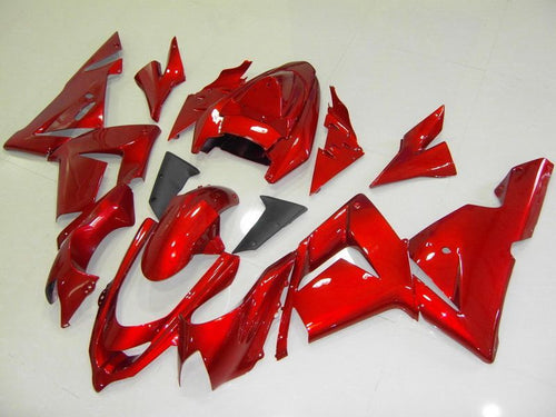 Fairings For Kawasaki ZX-10R, 2004-2005 - All Metallic Red