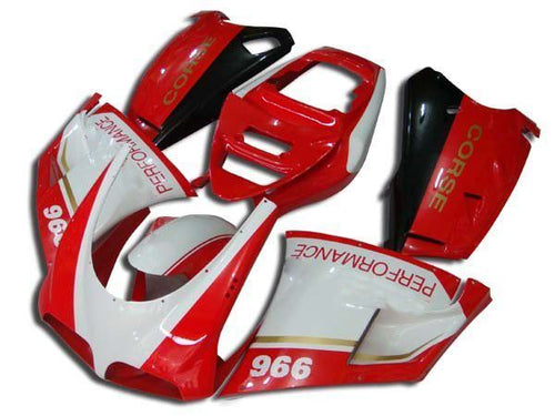 Fairings For Ducati - 996/748 1994-2002 Red Black White
