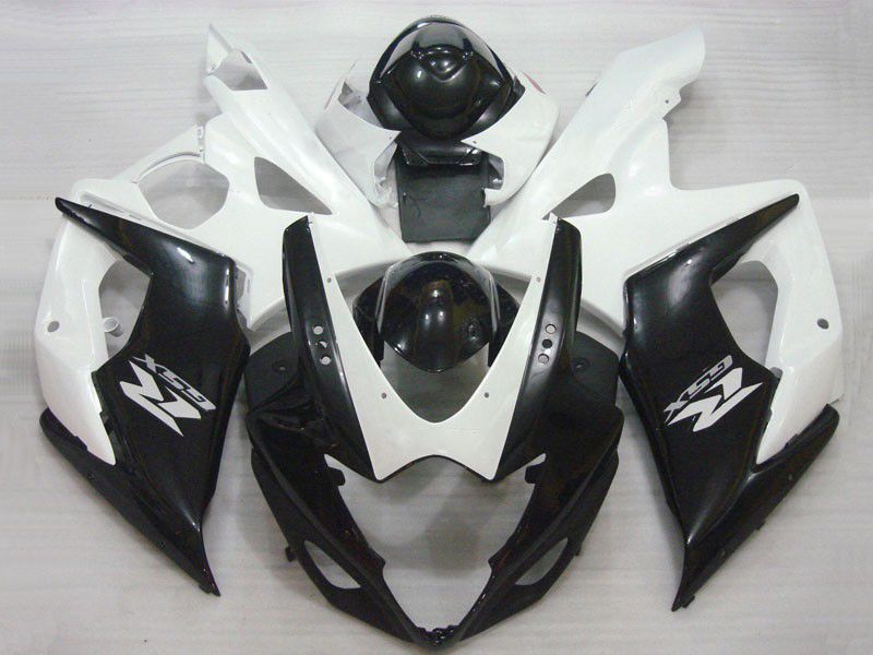 Fairings For Suzuki - GSXR1000 K5 05-06 Black/ White
