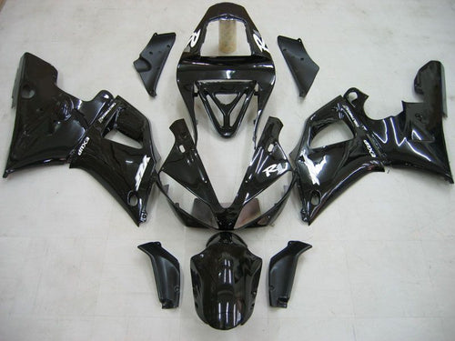 Fairings For Yamaha YZF-R1 Black YZF  (2000-2001)