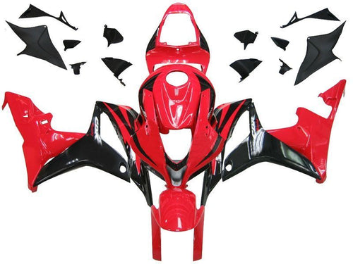Fairings For Honda CBR 600 RR Red & Black CBR  (2007-2008)