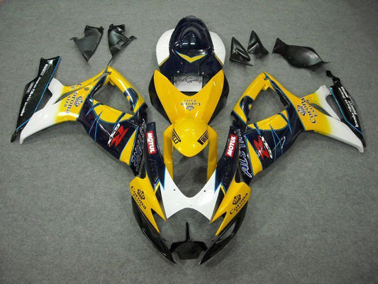 Fairings For Suzuki GSXR 600 750 (2006-2007) Yellow Blue White