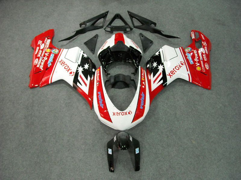 Fairings For Ducati 1098 1198 848 (2007-2011) Red White Black