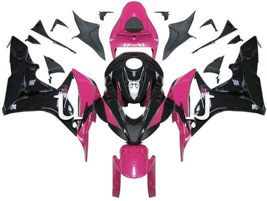 Fairings For Honda CBR 600 RR Black & Pink Honda  (2007-2008)