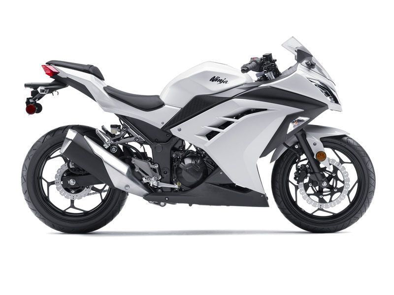 Fairings For Plastics Kawasaki Ninja 300R EX300R Pearl White Matte Black Ninja  (2013-2014)