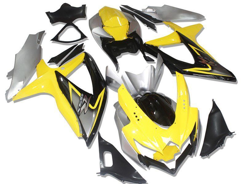 Fairings For Suzuki - GSXR600-750 K8 2008-2010 Yellow