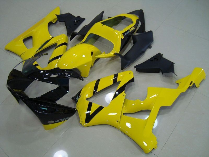 Fairings For Honda - CBR900RR 929 2000-2001 Yellow & Black