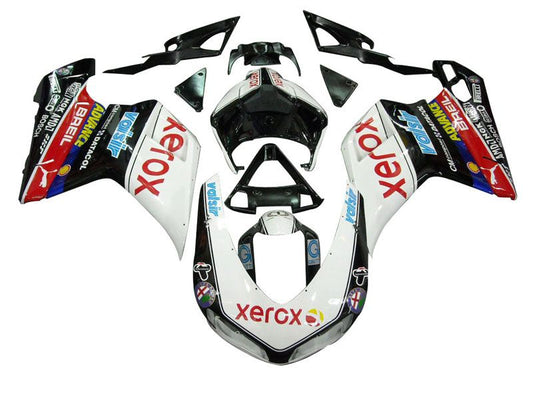 Fairings For Ducati 1098 1198 848  White & Black 1098s  (2007-2011)