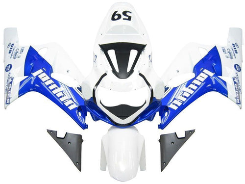 Fairings For Suzuki GSXR 600 White Blue Jordan GSXR  (2001-2003)