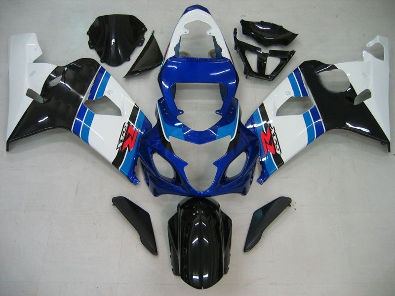 Fairings For Suzuki GSXR 600 750 Blue White Black GSXR  (2004-2005)