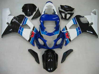 Fairings For Suzuki GSXR 600 750 Blue White Black GSXR  (2004-2005)