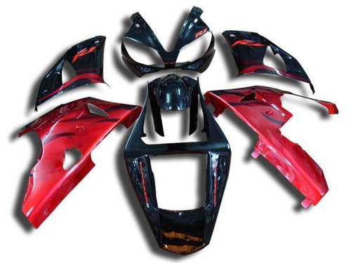 Fairings For Yamaha - YZF1000 R1 00-01 Red and Black