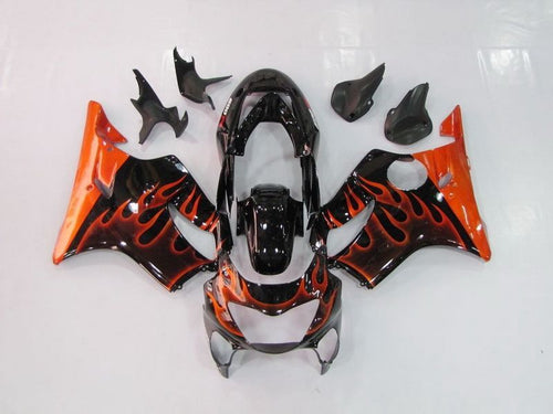 Fairings For Honda CBR600 F4 (1999-2000) Yellow flame