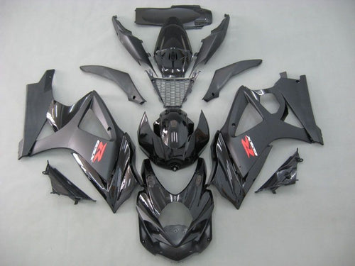 Fairings For Suzuki GSXR 1000 All Black GSXR  (2007-2008)