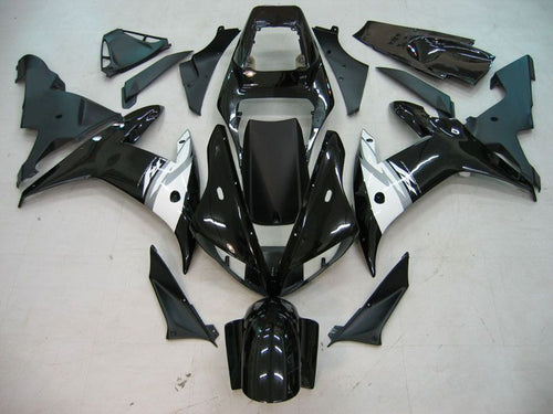Fairings For Yamaha YZF-R1 Black R1  (2002-2003)