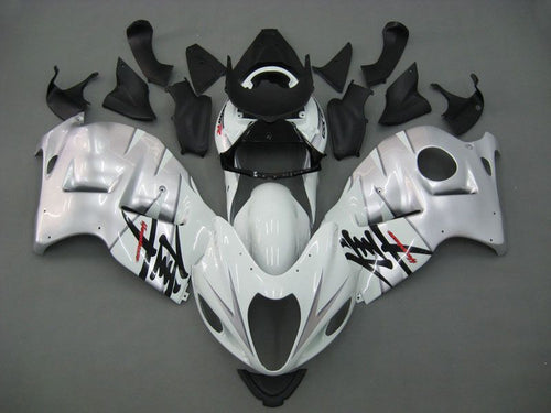 Fairings For Suzuki GSX1300R Hayabusa White & Silver Hayabusa  (1996-2007)