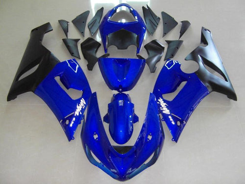 Fairings For Kawasaki ZX-6R, 2005-2006 - Blue & Black