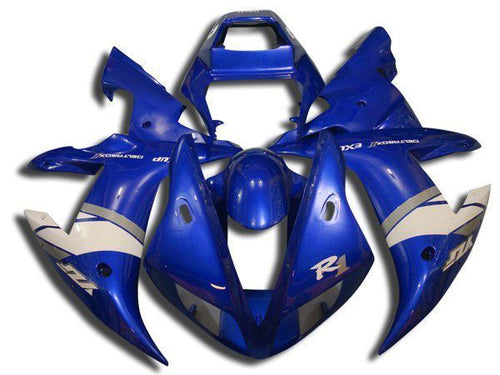 Fairings For Yamaha - YZF1000 R1 02-03 Blue and White