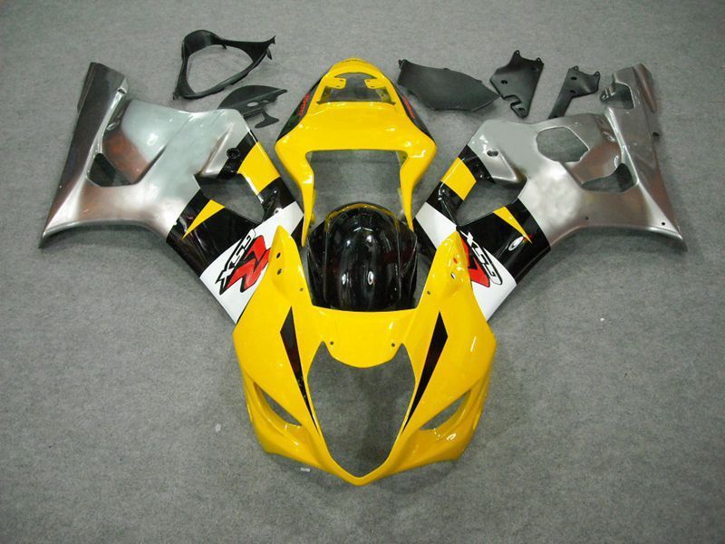 Fairings For Suzuki GSXR 1000 K3 (2003-2004) Yellow Silver