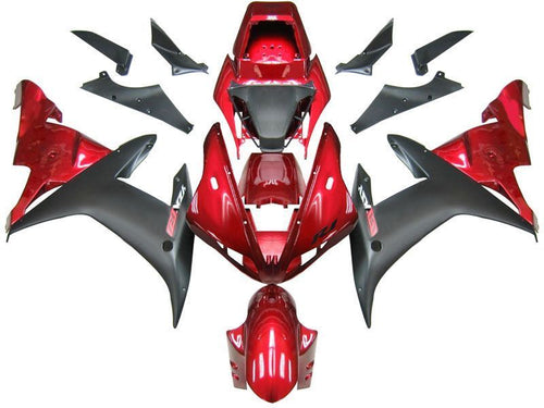 Fairings For Yamaha YZF-R1 Red Black R1  (2002-2003)