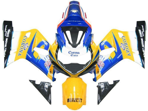 Fairings For Suzuki GSXR 750 Yellow & Blue Corona GSXR  (2001-2003)