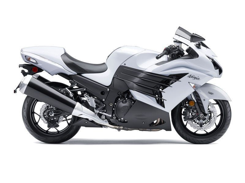 Fairings For Plastics Kawasaki ZX14R Ninja White (2012-2021)