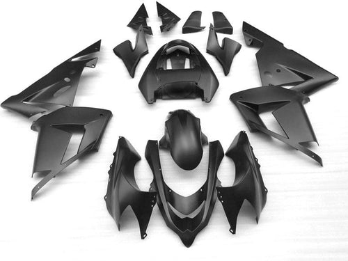 Fairings For Kawasaki ZX 10R Black Matte Ninja  (2004-2005)