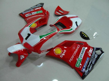 Fairings For Ducati - 996/748 1994-2002 Red White Black