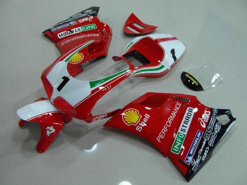 Fairings For Ducati - 996/748 1994-2002 Red White Black