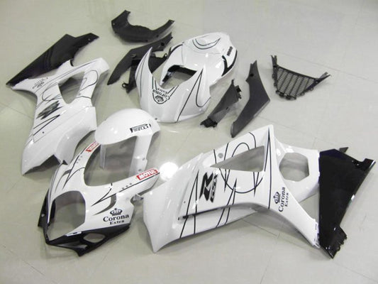 Fairings For Suzuki GSX-R1000, 2007-2008 - White 