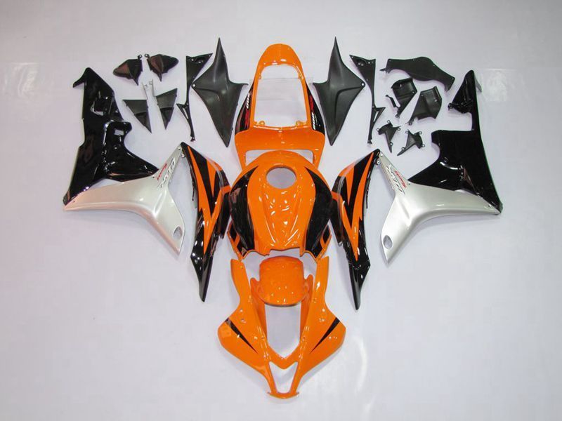 Fairings For Honda CBR600RR F5(2007-2008) Orange Silver Black