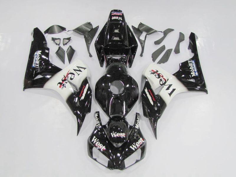 Fairings For Honda CBR1000RR(2006-2007) Black White