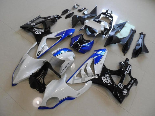Fairings For BMW S1000 RR 2009-2014 White Blue Gloss Black