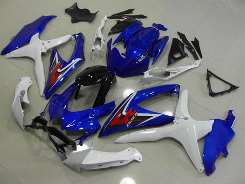 Fairings For Suzuki GSX-R600 / 750, 2008-2010 - OEM Blue & White