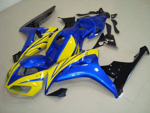 Fairings For Honda - CBR1000RR 06-07 Yellow Blue Black