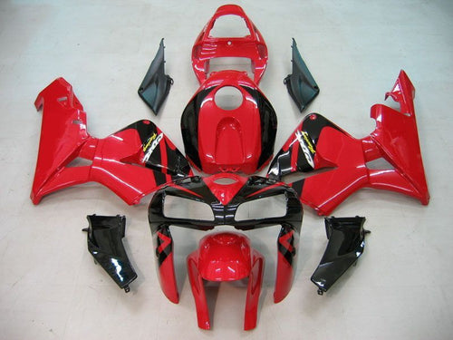 Fairings For Honda CBR 600 RR Red & Black CBR Honda  (2005-2006)