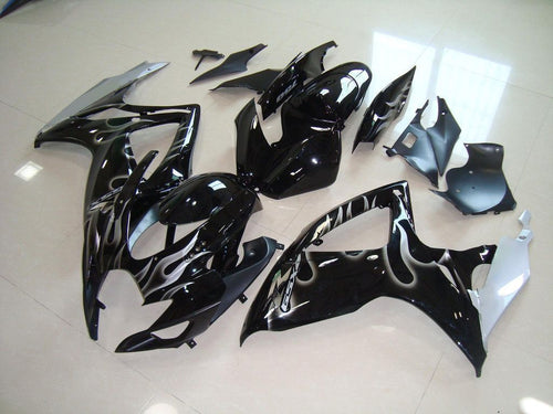 Fairings For Suzuki GSX-R600 / 750, 2006-2007 - Silver Flame