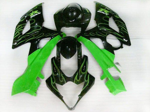 Fairings For Suzuki - GSXR1000 K5 05-06 Green Flame