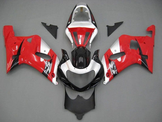Fairings For Suzuki GSXR 600 Red Silver Black GSXR  (2001-2003)