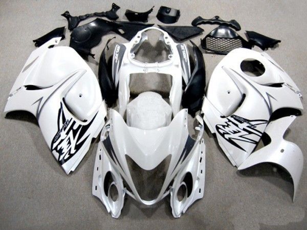 Fairings For Suzuki - GSXR1300 Hayabusa 2008-2020 Pearl White Black