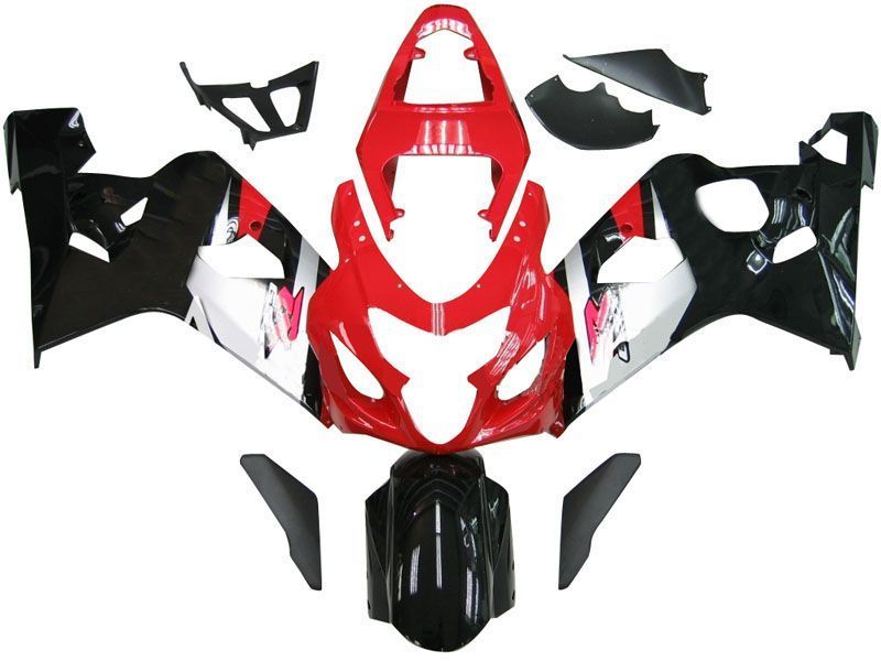 Fairings For Suzuki GSXR 600 750 Red & Black GSXR  (2004-2005)