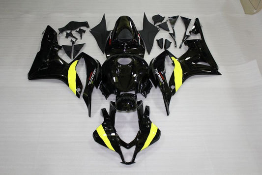 Fairings For Honda CBR600RR F5(2007-2008) Black Yellow